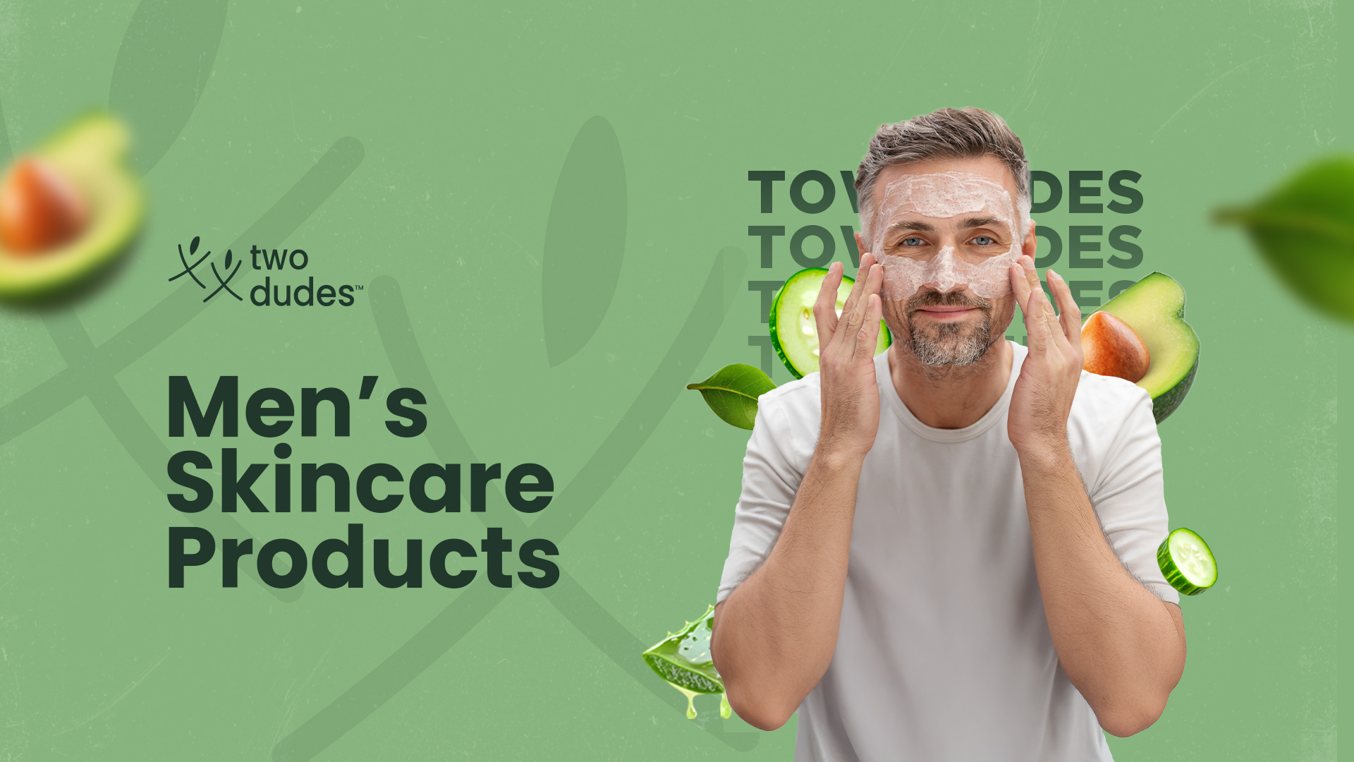 Men’s skincare products 1920x1080